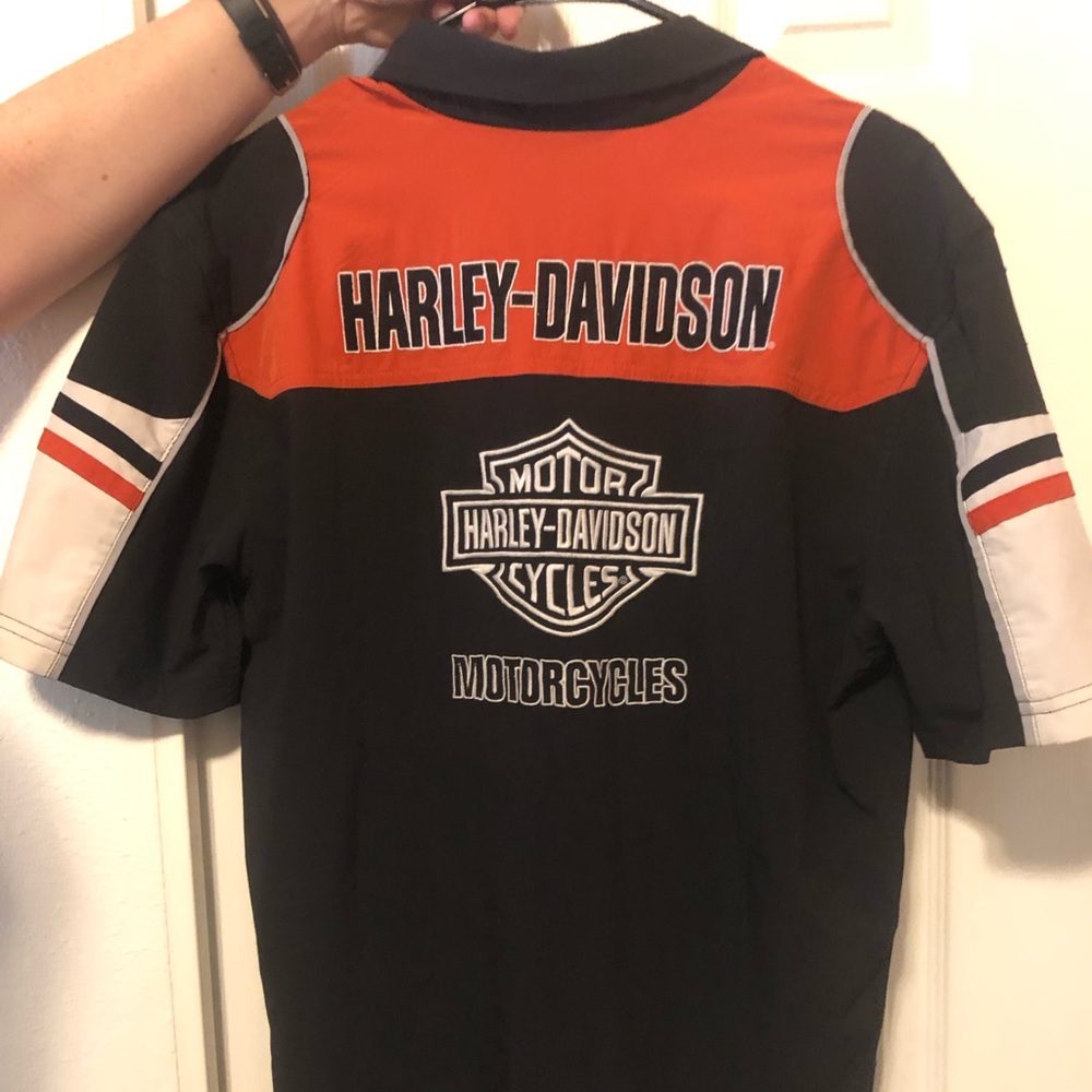 Harley Davidson button up shirt mens size medium